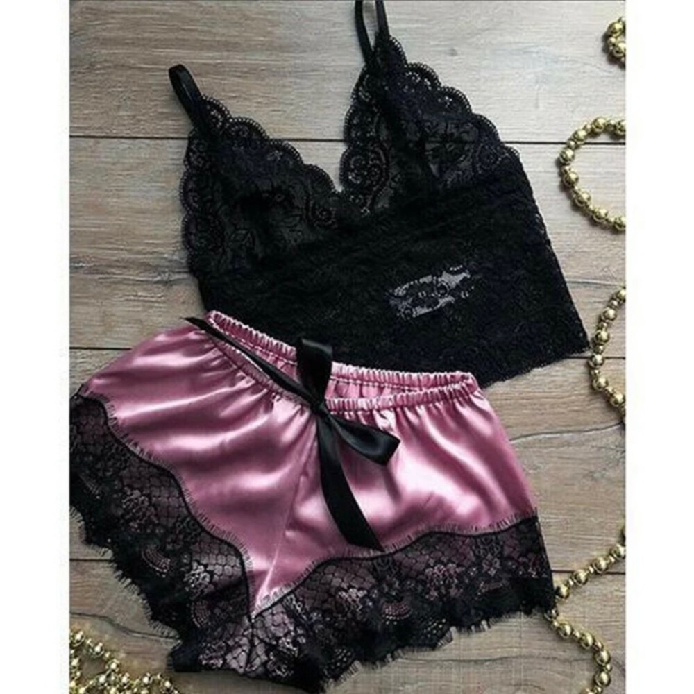Sexy Purple Lingerie Set